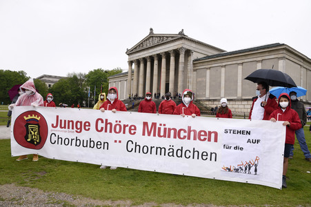 Demo 'Aufstehen für Kultur 2' in München