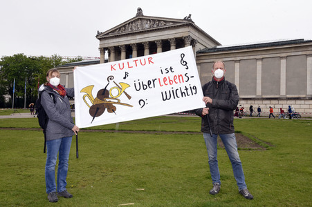 Demo 'Aufstehen für Kultur 2' in München