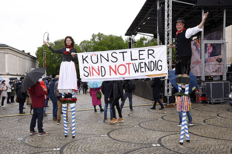 Demo 'Aufstehen für Kultur 2' in München