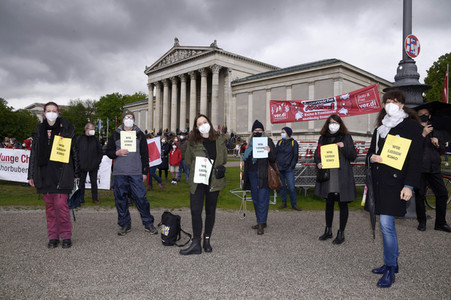 Demo 'Aufstehen für Kultur 2' in München