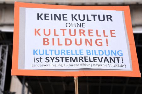 Demo 'Aufstehen für Kultur 2' in München
