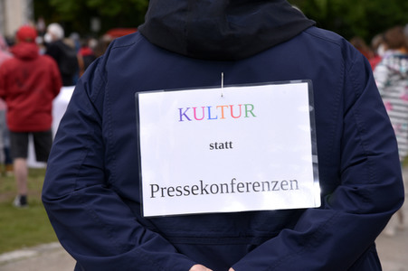 Demo 'Aufstehen für Kultur 2' in München
