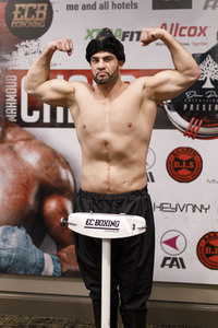 Wiegen zur ECB Fightnight in Köln