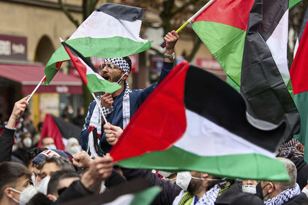 Palästinenser Demonstration in Berlin