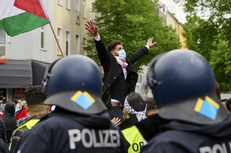 Palästinenser Demonstration in Berlin