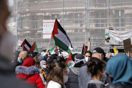 Pro-palästinensische Demonstration in Berlin