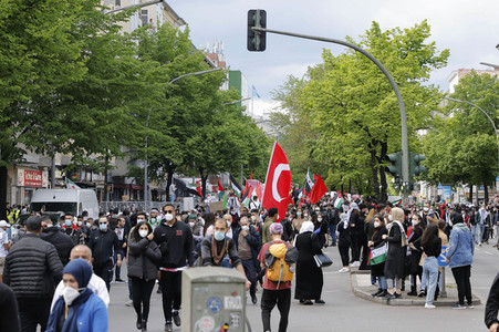 Pro-palästinensische Demonstration in Berlin