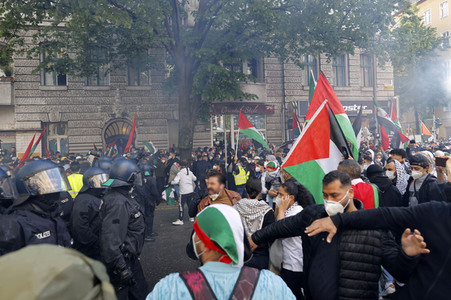 Pro-palästinensische Demonstration in Berlin