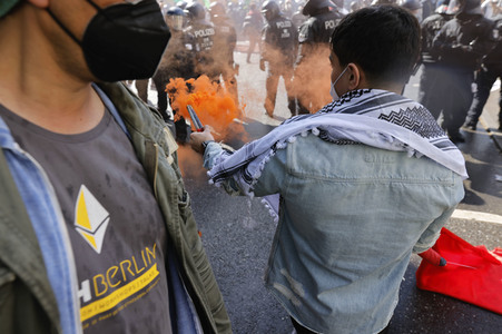 Pro-palästinensische Demonstration in Berlin