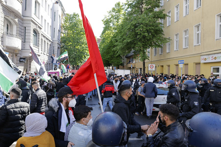 Pro-palästinensische Demonstration in Berlin