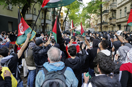 Pro-palästinensische Demonstration in Berlin