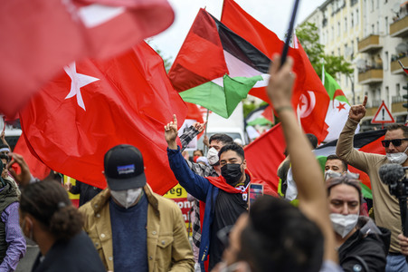 Pro-palästinensische Demonstration in Berlin