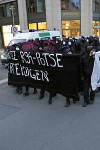 Demonstration für den Erhalt von 'Köpi 137' in Berlin