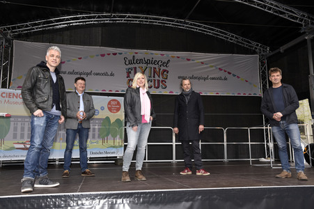 Pressekonferenz zum Open-Air-Sommer 2021 mit dem Eulenspiegel Flying Circus in München