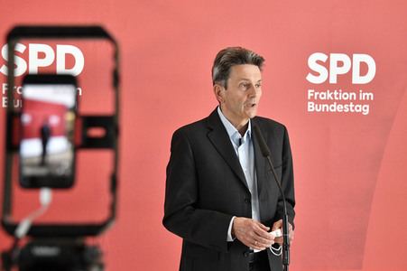 Pressestatement der SPD in Berlin