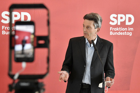 Pressestatement der SPD in Berlin