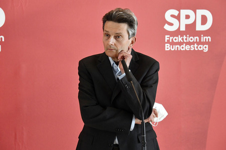 Pressestatement der SPD in Berlin
