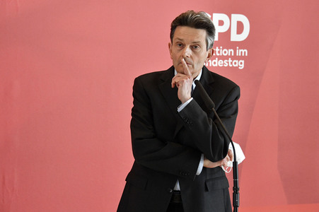 Pressestatement der SPD in Berlin