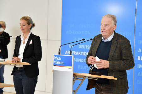 Pressestatement der AfD in Berlin