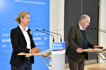 Pressestatement der AfD in Berlin