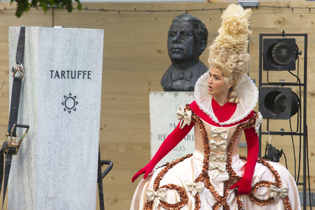 Theaterprobe 'Tartuffe oder Das Schwein der Weisen' in Berlin