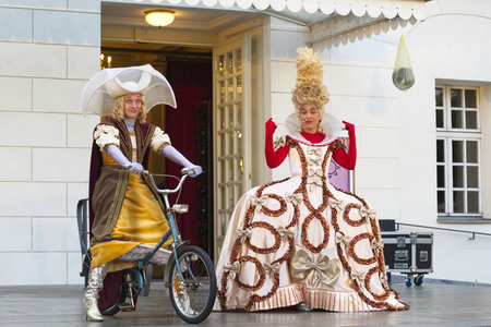 Theaterprobe 'Tartuffe oder Das Schwein der Weisen' in Berlin