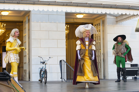 Theaterprobe 'Tartuffe oder Das Schwein der Weisen' in Berlin