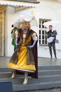 Theaterprobe 'Tartuffe oder Das Schwein der Weisen' in Berlin