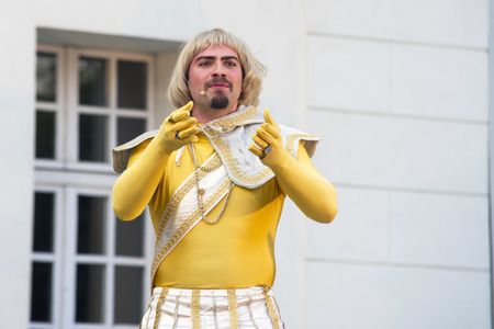 Theaterprobe 'Tartuffe oder Das Schwein der Weisen' in Berlin