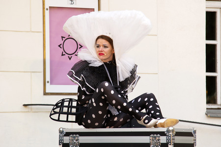 Theaterprobe 'Tartuffe oder Das Schwein der Weisen' in Berlin