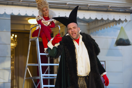 Theaterprobe 'Tartuffe oder Das Schwein der Weisen' in Berlin