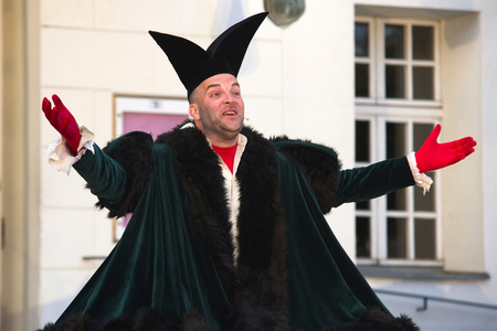 Theaterprobe 'Tartuffe oder Das Schwein der Weisen' in Berlin