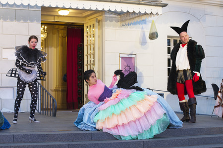 Theaterprobe 'Tartuffe oder Das Schwein der Weisen' in Berlin