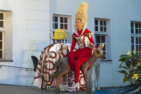 Theaterprobe 'Tartuffe oder Das Schwein der Weisen' in Berlin