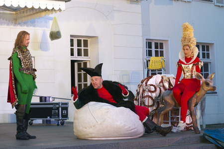 Theaterprobe 'Tartuffe oder Das Schwein der Weisen' in Berlin