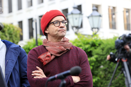 Theaterprobe 'Tartuffe oder Das Schwein der Weisen' in Berlin