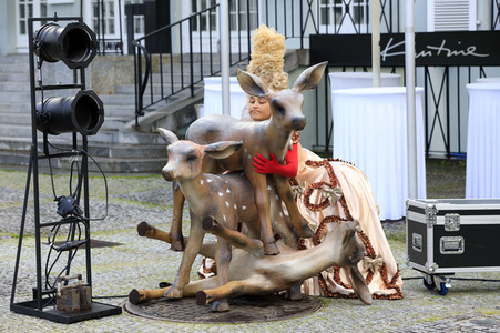 Theaterprobe 'Tartuffe oder Das Schwein der Weisen' in Berlin