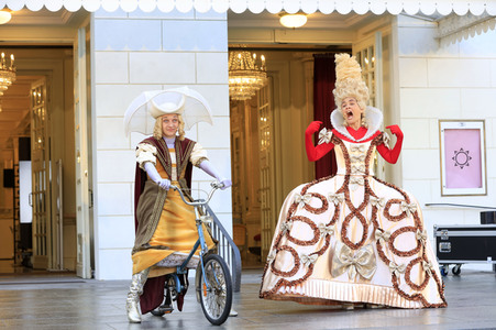 Theaterprobe 'Tartuffe oder Das Schwein der Weisen' in Berlin