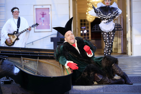 Theaterprobe 'Tartuffe oder Das Schwein der Weisen' in Berlin