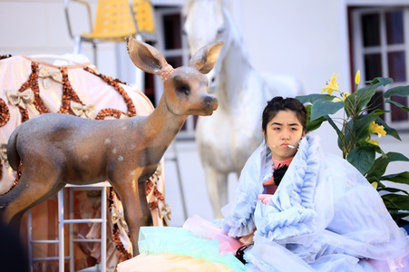 Theaterprobe 'Tartuffe oder Das Schwein der Weisen' in Berlin