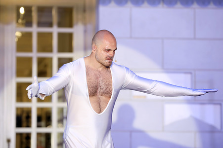 Theaterprobe 'Tartuffe oder Das Schwein der Weisen' in Berlin