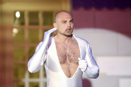 Theaterprobe 'Tartuffe oder Das Schwein der Weisen' in Berlin