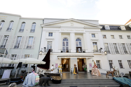 Theaterprobe 'Tartuffe oder Das Schwein der Weisen' in Berlin