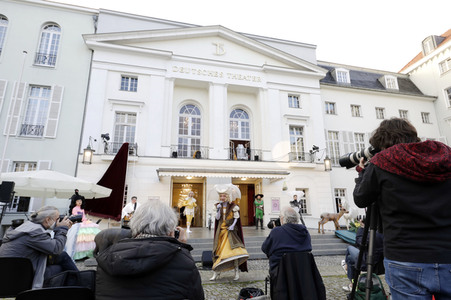 Theaterprobe 'Tartuffe oder Das Schwein der Weisen' in Berlin