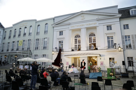 Theaterprobe 'Tartuffe oder Das Schwein der Weisen' in Berlin