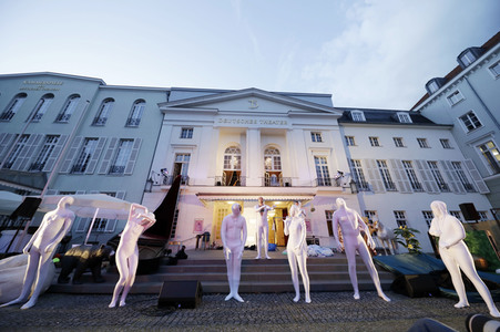 Theaterprobe 'Tartuffe oder Das Schwein der Weisen' in Berlin