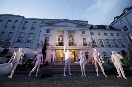 Theaterprobe 'Tartuffe oder Das Schwein der Weisen' in Berlin