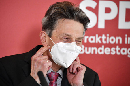 Pressestatement der SPD in Berlin