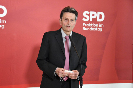 Pressestatement der SPD in Berlin