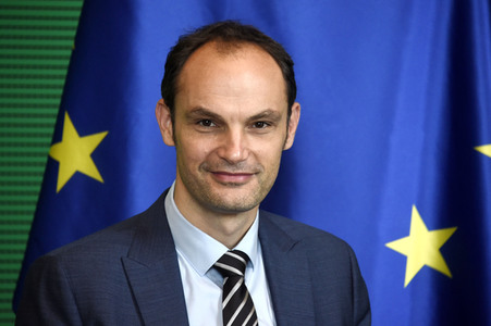 Wolfgang Schäuble empfängt den Außenminister von Slowenien in Berlin